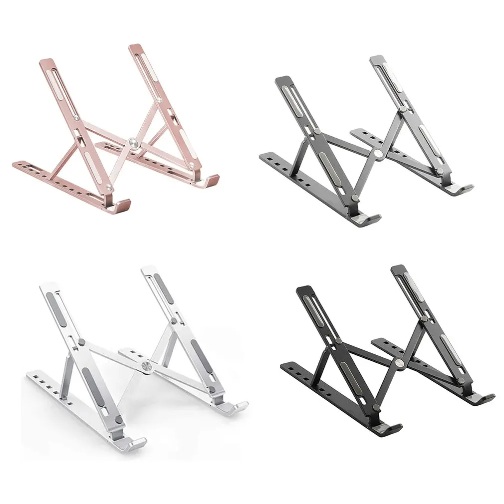 

Portable Foldable Storage Aluminum Alloy Generic Computer Bracket Adjustable Height Support Laptop Computer Bracket