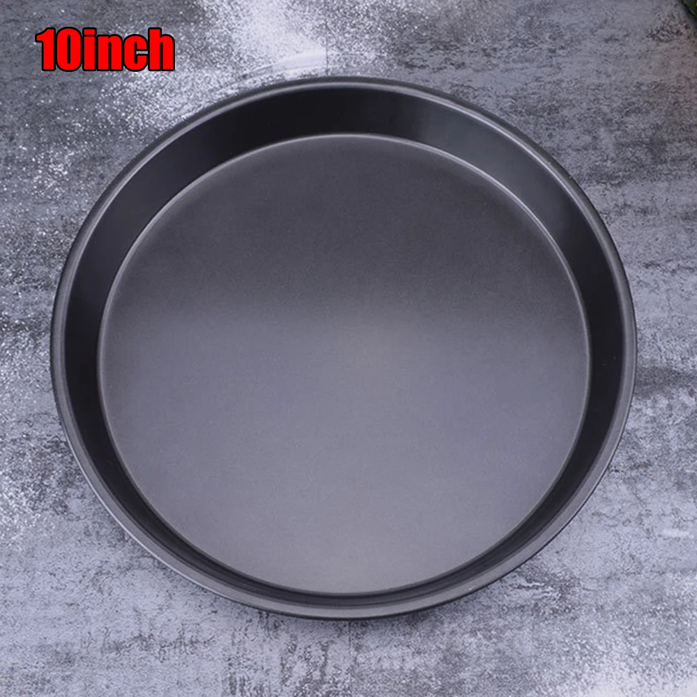 Tool Pizza Pan Cooking 9/10/11/12inch Round Deep Non-stick Tray Kitchen