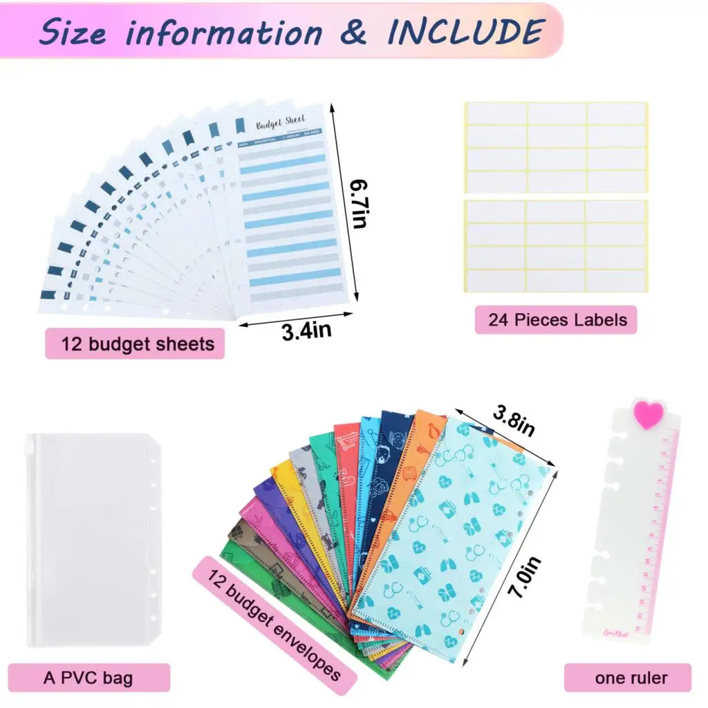 

29 Pieces Glitter Binder Cover A6 PVC Binder Cover Sets