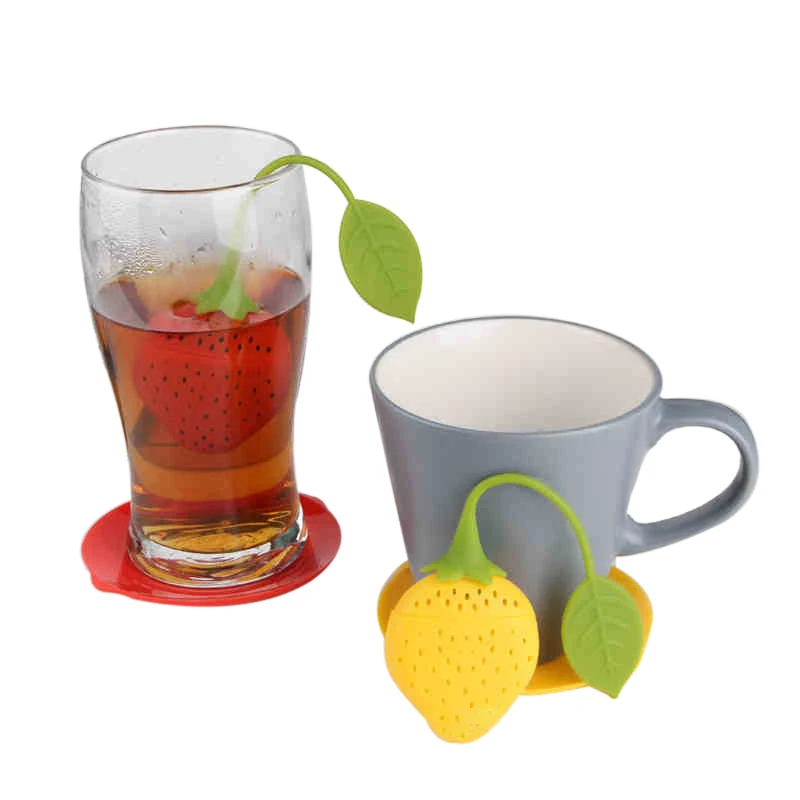 Многоразовый безопасный силиконовый держатель для чайных листьев в форме