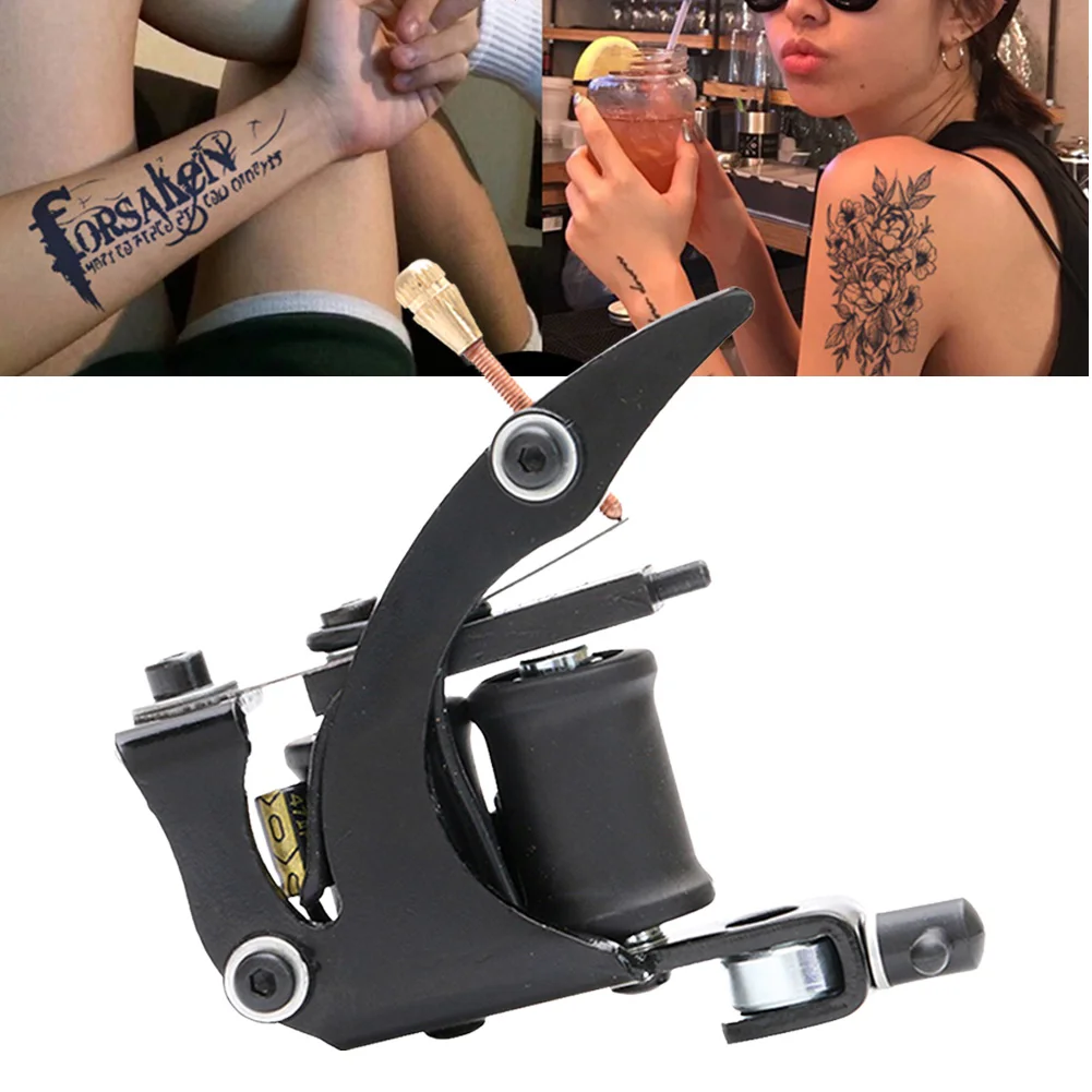 Liner Shader Body Art Secant Fogger Color Stamping Makeup Tool Beginner Tattoo Machine Salon Professional Copper Coils Mini | Красота и