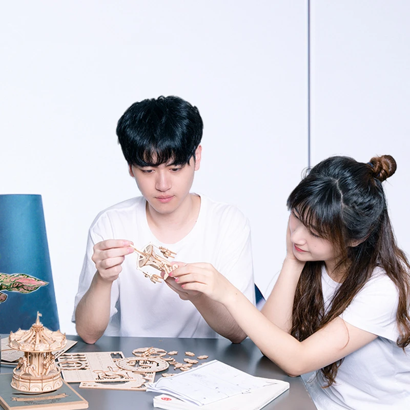 

3D Wooden Puzzle Games Owl Panda Animals Assembly Model Kits Toys For Children Kids Birthday Gift Family Toys During Quarantine