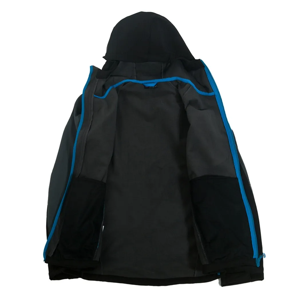 Мужская весенне осенняя водонепроницаемая куртка с капюшоном ветровки уличная