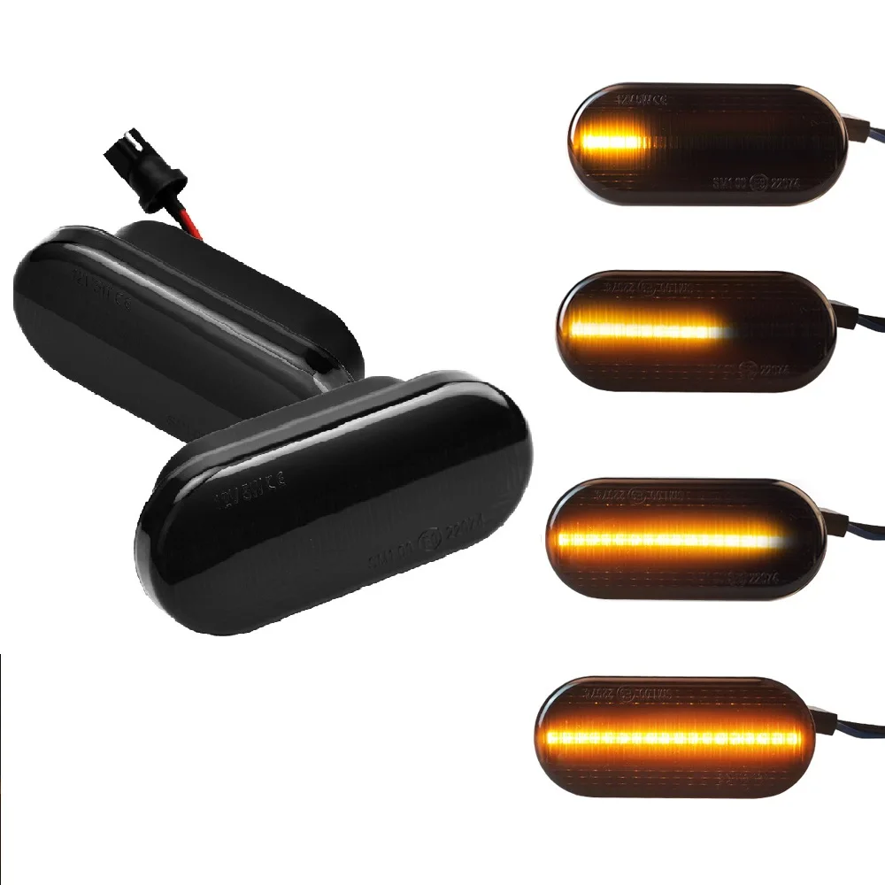 2 шт. светодиодные динамические Боковые указатели поворота для Volkswagen VW Passat 3BG Bora