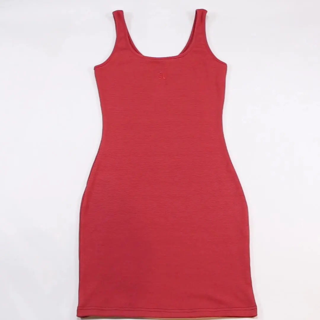 

2021 Summer Pure Color Sexy Sleeveless Stretch Casual Sheath Dress New Fashion Dress