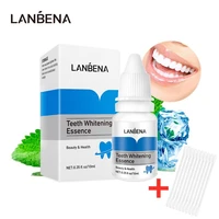 10ml teeth whitening essence oral hygiene cleaning remove plaque stain tooth brighten liquid with cotton swabs bleaching dental