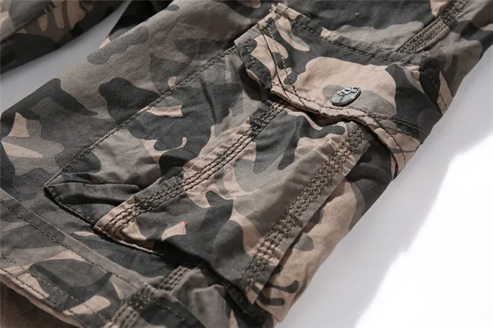 Камуфляжные камуфляжные карго шорты для мужчин 2020 Новые мужские повседневные