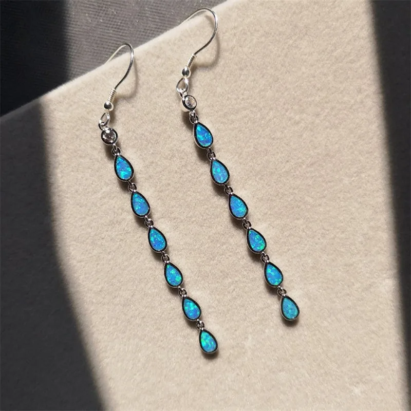 

2020 New Fashion Long Pendant Alloy Fashion Female Pendant Earrings Tassel Earrings Water Drop String Earrings Women Jewelry