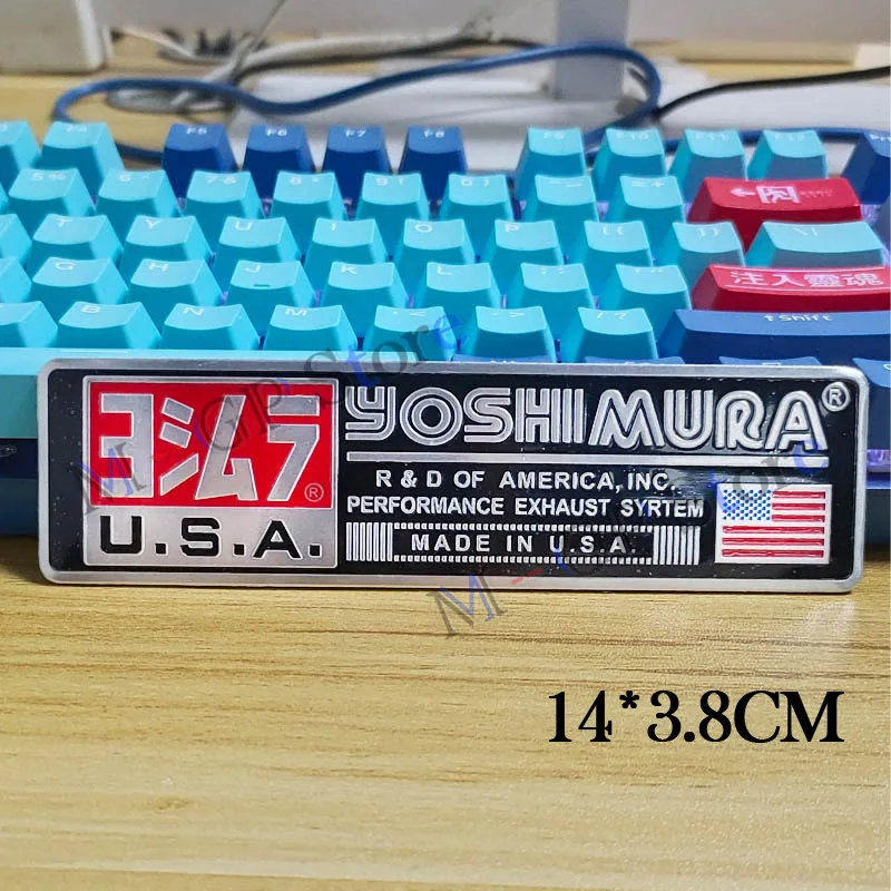 Новинка алюминиевый мотоцикл YOSHIMURA AT2 R11 R77 HF Alpha выхлопная труба термостойкие 3D