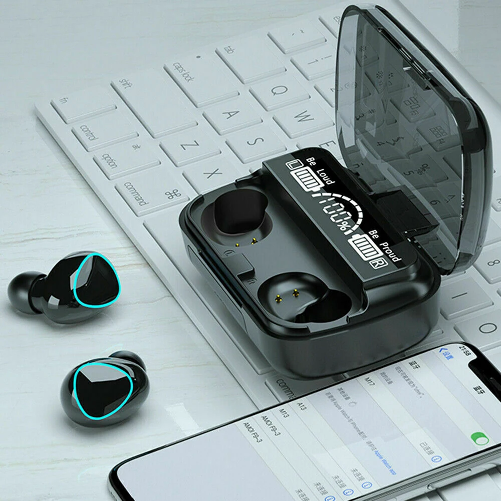 

Bluetooth Wireless Headphones With Mic Sports Waterproof Bluetooth Earphones For Huawei Xiaomi Control Wireless Headsets Earbuds
