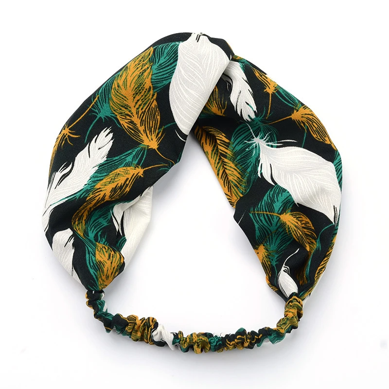 Популярная Милая широкая повязка на голову с узлом для женщин корейский стиль