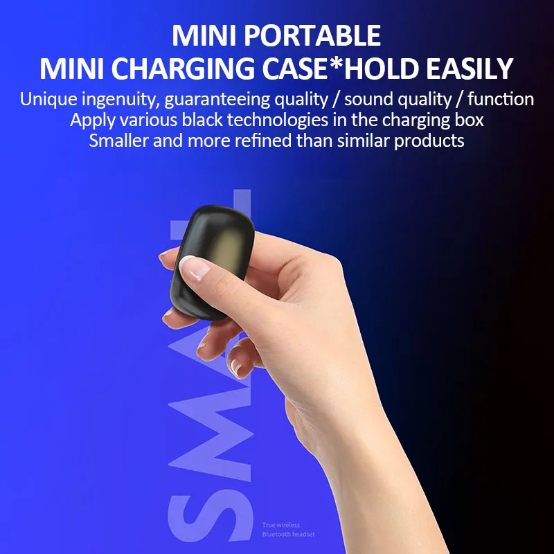 

T10 Earphone Wireless Bluetooth Earphone TWS Earbuds 5.0 Blutooth Ear Phones LED Display For iOS Android