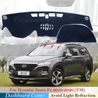 Защитная накладка на приборную панель для Hyundai Santa Fe 2019 2020 TM, автомобильные аксессуары, ковер от солнца, анти-УФ
