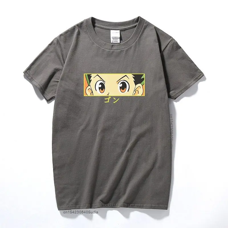 

Anime Tops Hunter X Hunter Gon Eyes T Shirt For Men Women Casual Cotton Short Sleeve Tshirt Graphic Homme
