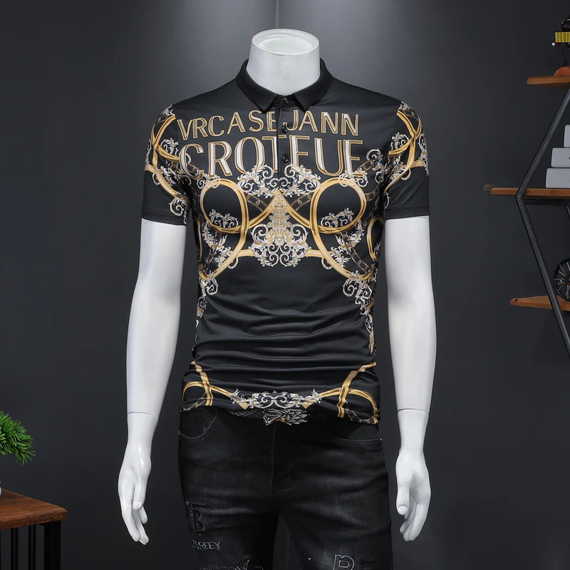 

Great Designer High Quality Men's T-Shirts New Arrivals Brand Letter Pattern Tee Shirt Short Sleeve Summer Clothing 2047