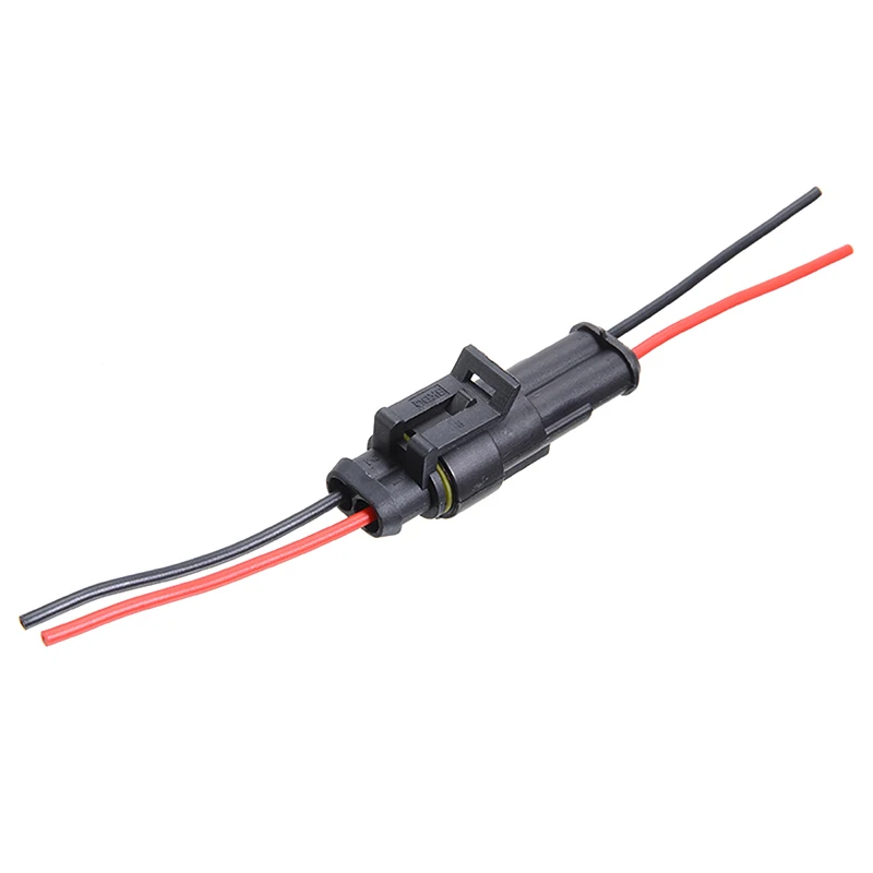 10 пар/лот 2 контакта Водонепроницаемые кабельные соединители клеммы обжимные