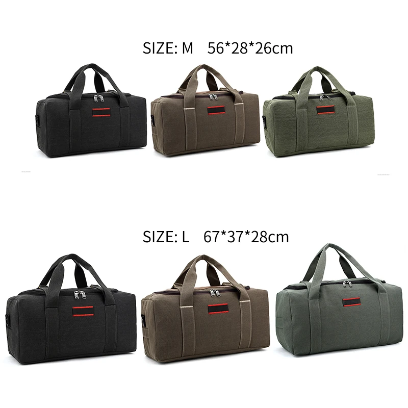 Мужская Холщовая Сумка для фитнеса спортивная сумка черного и коричневого цвета