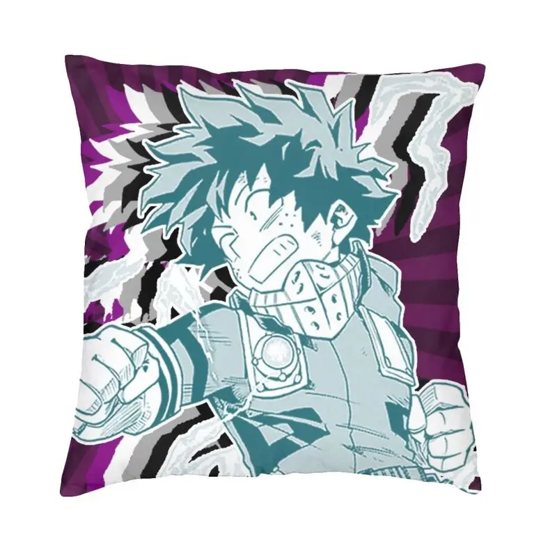 

Наволочка для подушки Izuku Midoriya Boku No Hero Академия 40x40 см манга мягкая бархатная нордическая наволочка для дивана