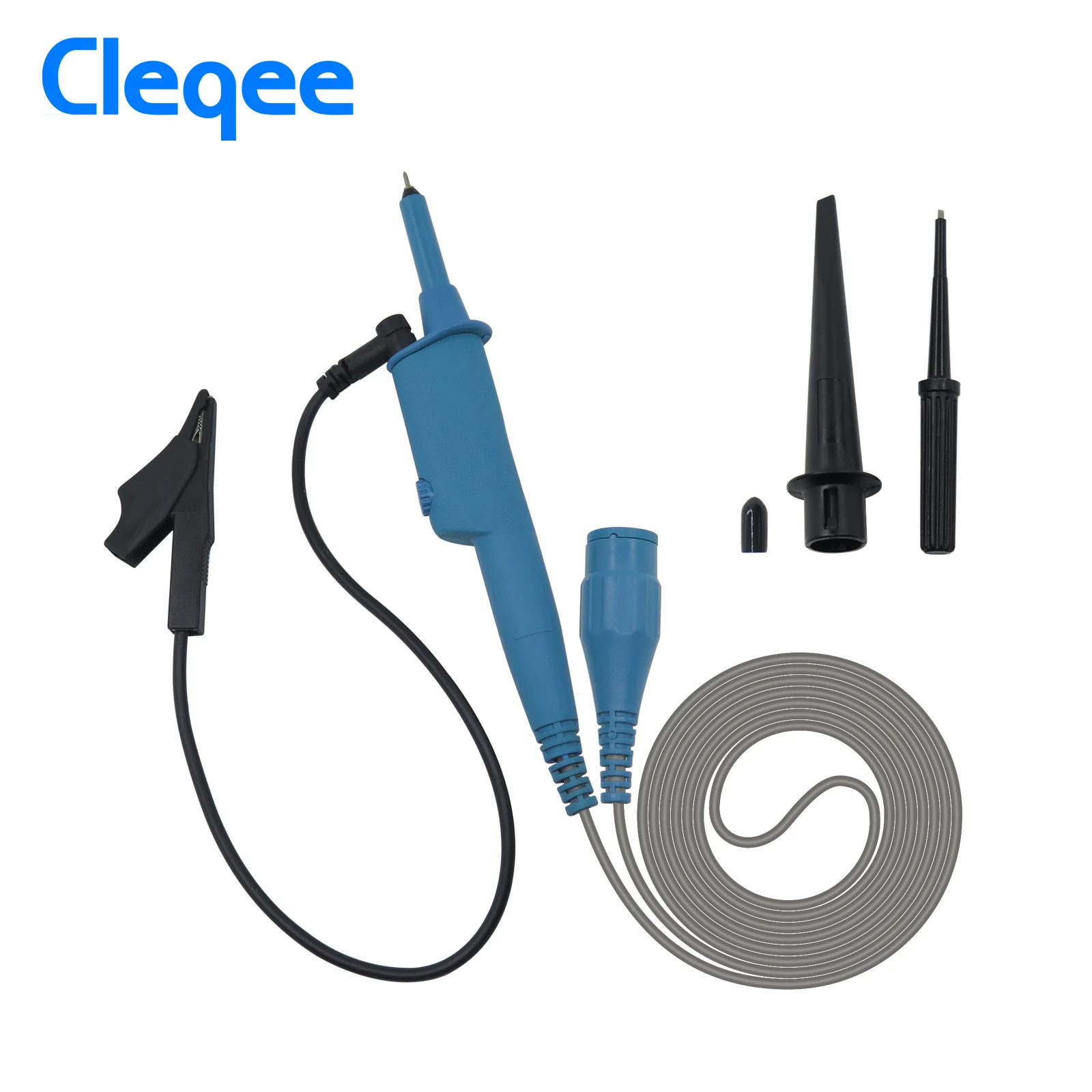 Датчик осциллографа Cleqee P2301B с зажимом крокодила защитная крышка BNC 300 МГц зонд для