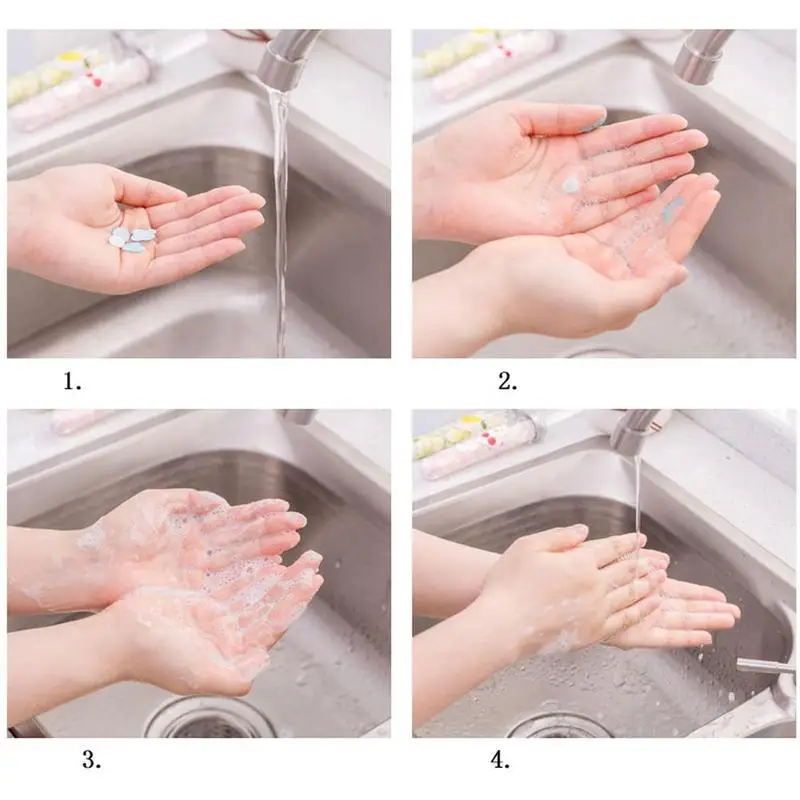 Портативное мыло для путешествий мытье рук одноразовая мыльная бумага ручная