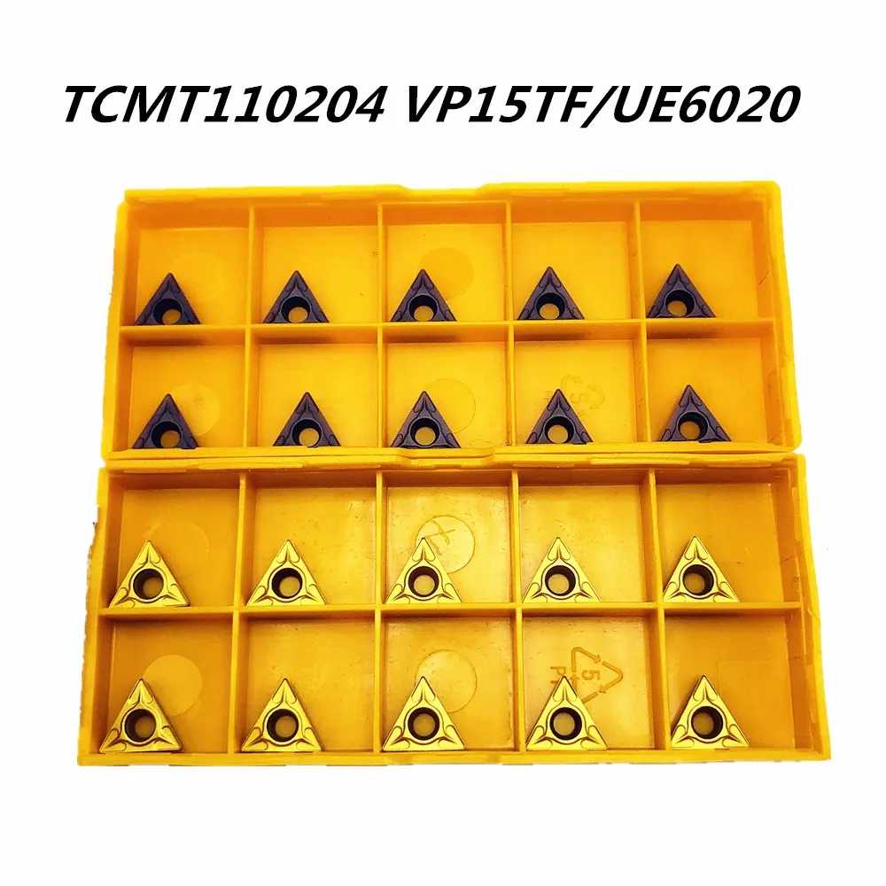 Токарные инструменты TCMT110204 VP15TF UE6020 карбидные вставки для внутренней обточки