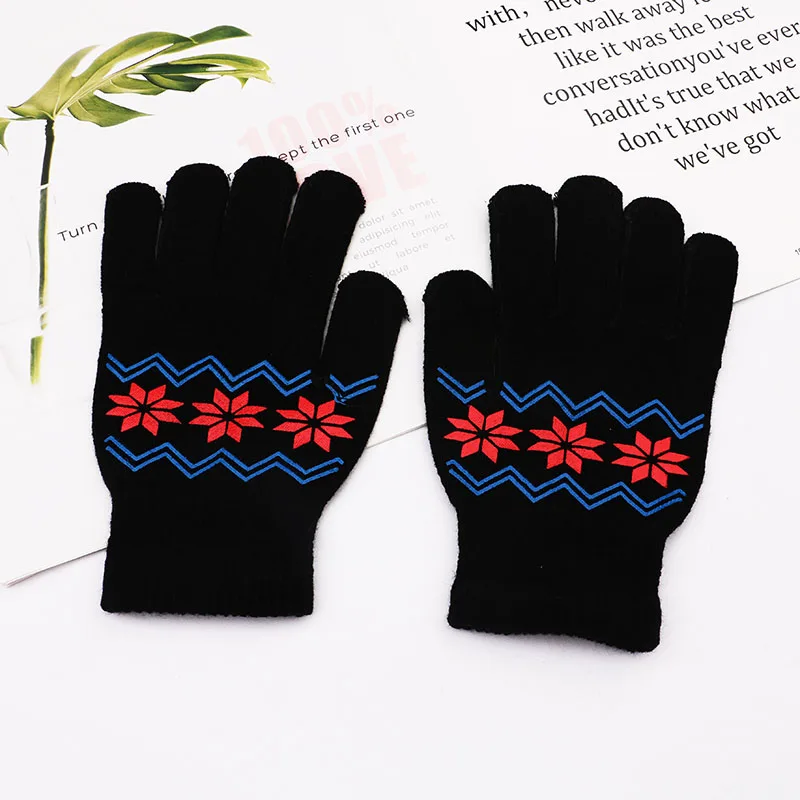 for girl Детские перчатки toweled, очень теплые, очень износостойкие, с милым кроликом из мультфильма - Цвет: for girl