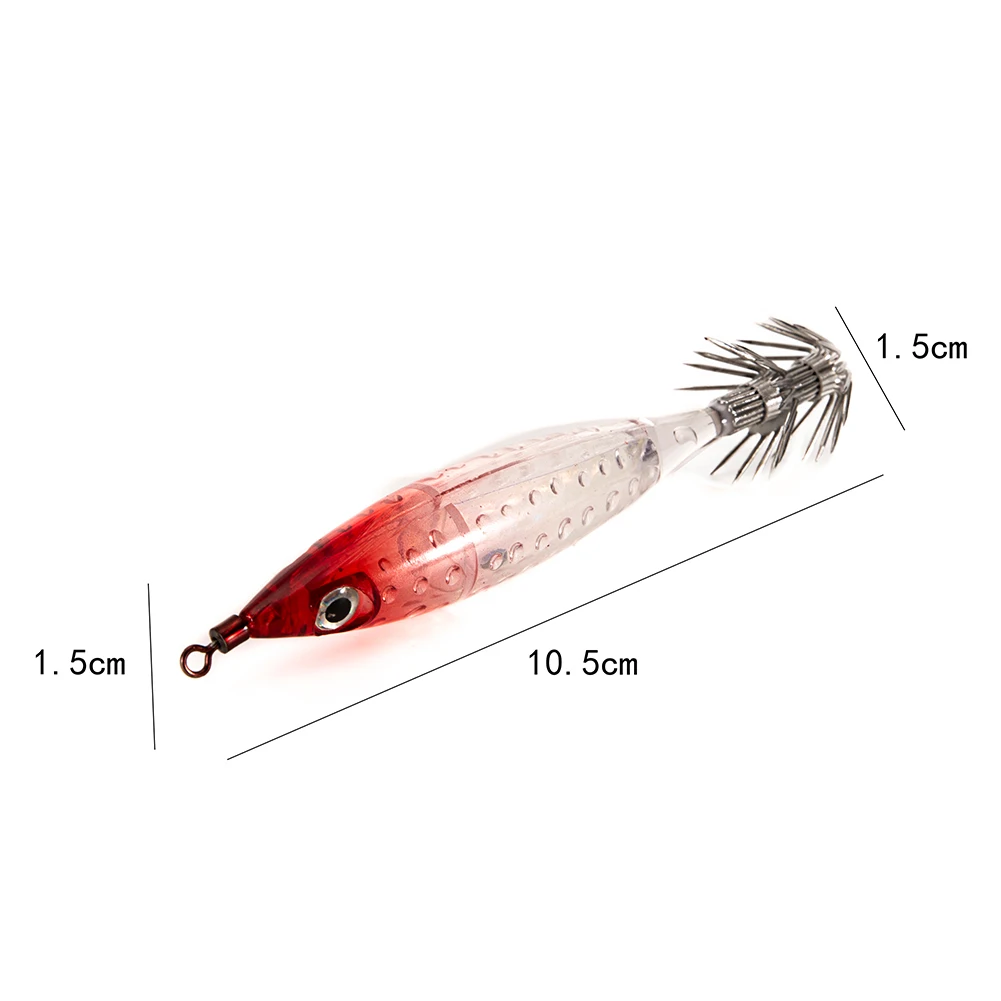 Octopus Squid Jigging Hook Artificial Fish Lure Fishing Hard Bait Tackle Tool | Спорт и развлечения