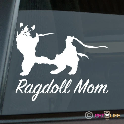 Наклейка для Ragdoll Mom вырезанная виниловая наклейка в виде кошки котенка |