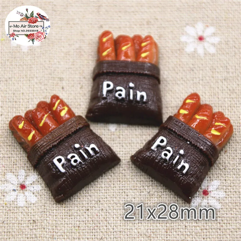 10 шт. полимерный хлеб/томаты/печенье с плоским основанием Кабошон Художественное