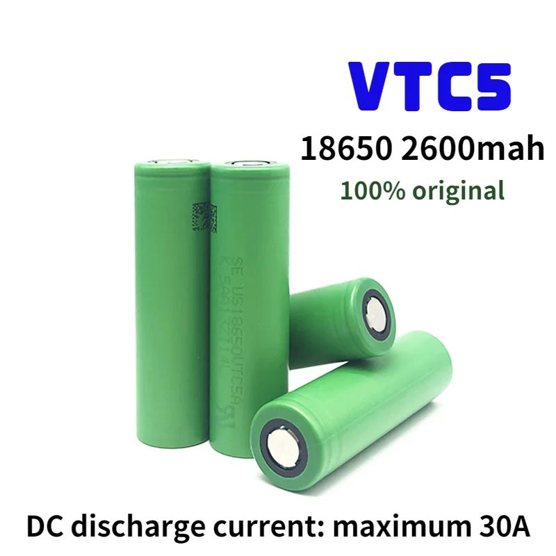 

NEW 3.7 V rechargeable voltage us18650 vtc5 2600 MAH vtc5 18650 battery replace 3.7 V 2600 MAH 18650 battery