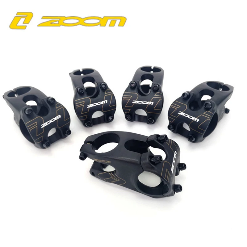 

ZOOM Mountain Bike Handlebar Stem 31.8mm to 28.6mm Hole Diameter Bicycle Bar Stem Upgrade Replacement Parts 12 Adjustable