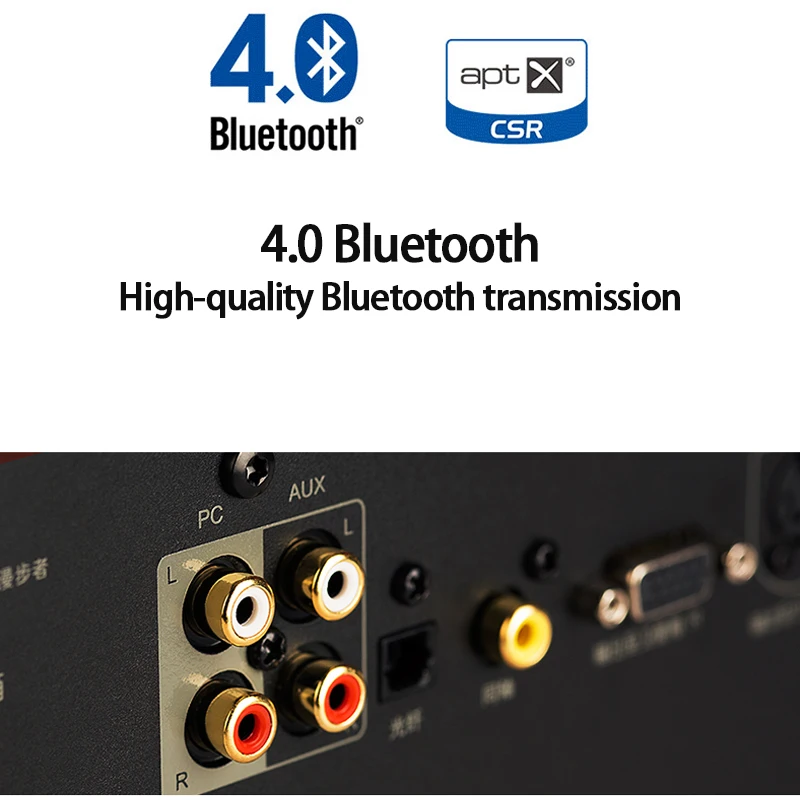 Беспроводной Bluetooth Сабвуфер KYYSLB 15 Вт * 2 4 Ом S201 с избыточным весом Настольный