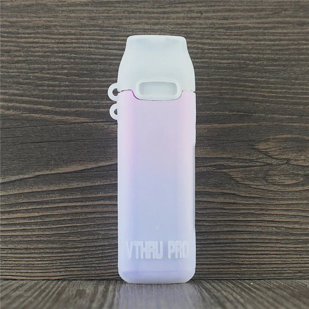 new arrival matte silicone rubber cover bag case for voopoo vthru pro vthru pro black clear hot sale free global shipping