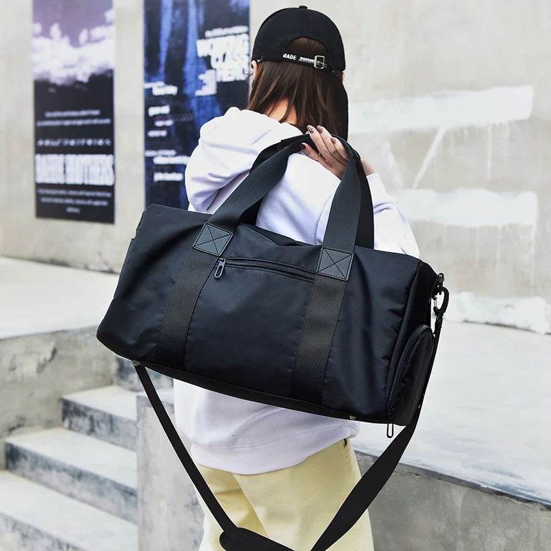 

YILIAN Hand travel bag large capacity short distance business trip luggage light training bag exercise one shoulder fitness