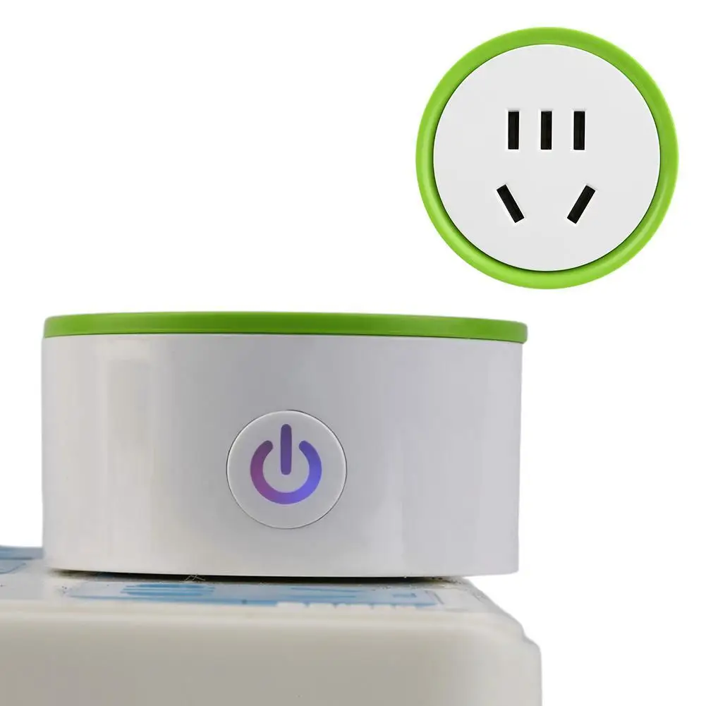 Умная мини Розетка Wifi штепсельная вилка стандарта США пульт дистанционного