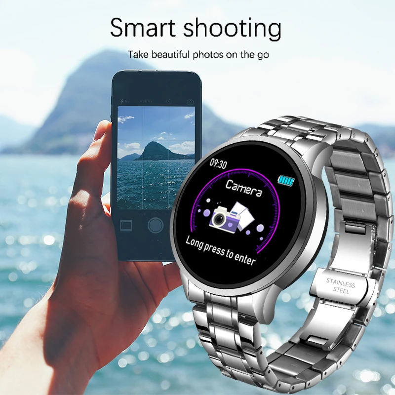 LIGE 2020 New Smart Watch Men Heart Rate Blood Pressure Information Reminder Sport Waterproof for Android IOS Phone |