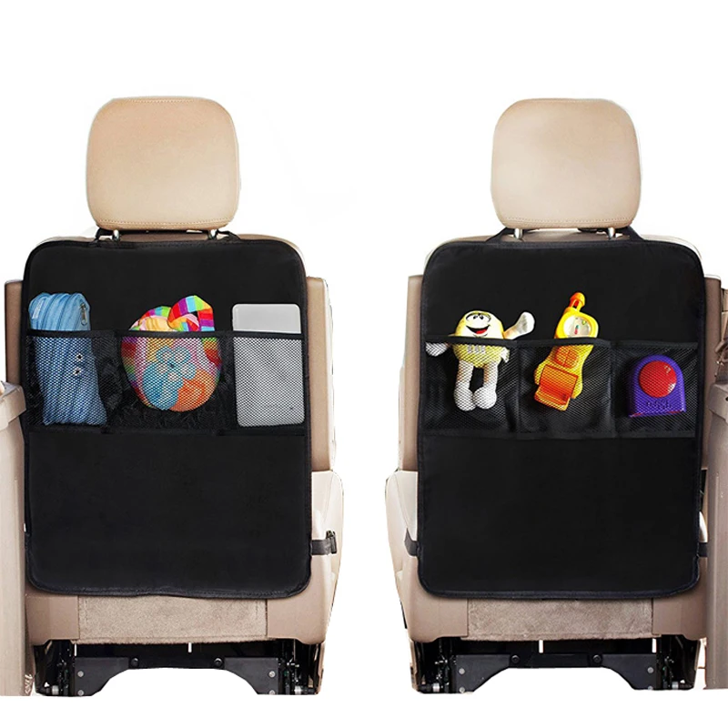 Чехол органайзер на заднее сиденье автомобиля защитный коврик для