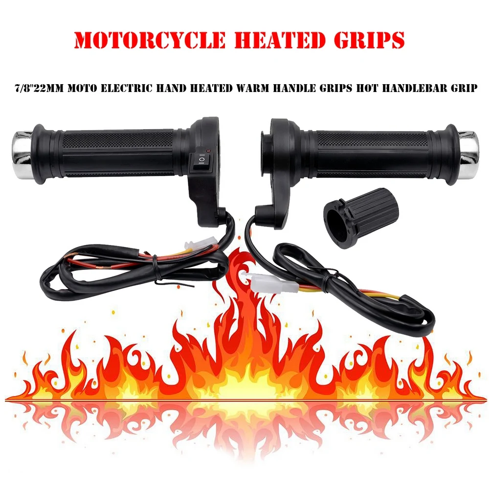 

Auto CS-203A1/392A1 Motos Motorcycle Handlebar Electric Hot Heated Grips Handle Handlebar Warmer Manillar Motocicleta Hot Sale