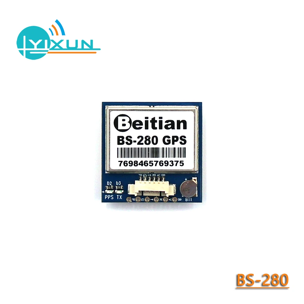 

BEITIAN, GPS модуль с вспышкой, TTL уровень 1PPS G-MOUSE GPS чипсет, Высокочувствительный пассивный антенный встроенный модуль, BS-280