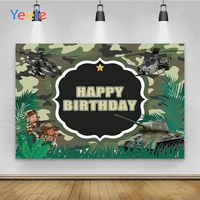 yeele backdrops happy birthday soldier aircraft tank photocall customized background photography for photo studio props decor