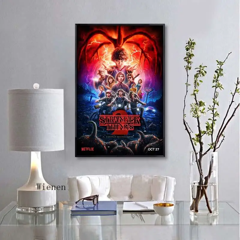 

Stranger Things Poster Characters Picture Classic Movie Wall Art Canvas Painting Cuadros for Living Room Modern Home Decor