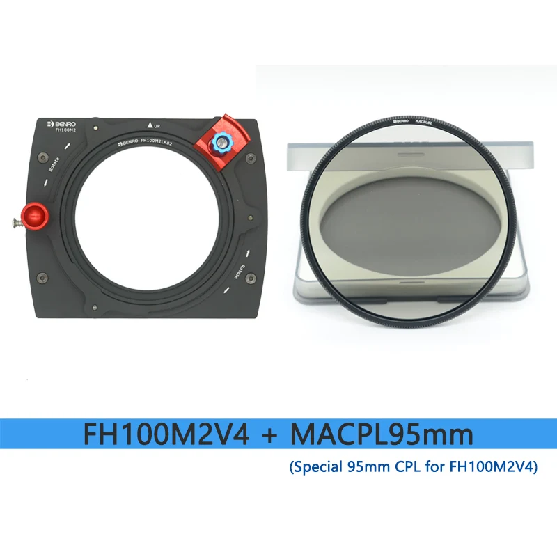 FH100M2V4 MACPL95 Benro FH100M2 FH100M2B FH100M2V1 FH100M2V2 FH100M2V3 FH100M2V4 100 мм квадратный фильтр системы ND/GND/CPL держатель фильтра - Цвет: FH100M2V4 MACPL95