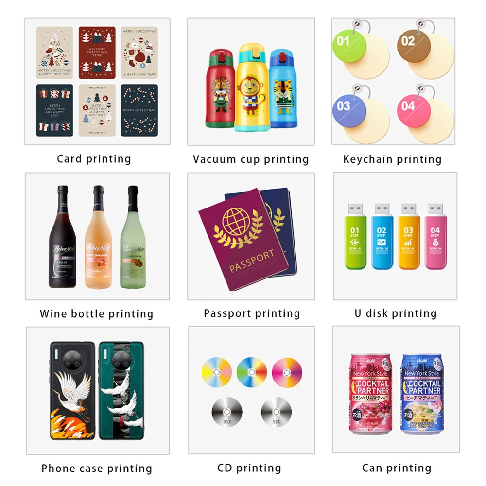 УФ принтер A4 небольшой Универсальный акрилового стекла diy персонализированный