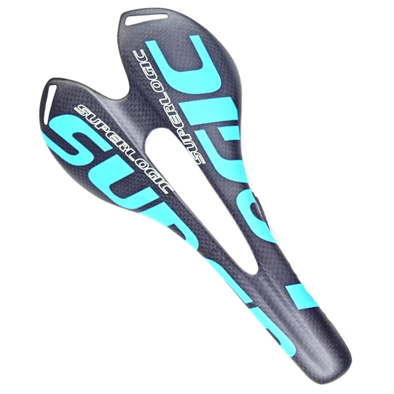 

Superlogic 3K Full Carbon Fiber Bicycle Saddle Road MTB Bike Carbon Saddle Seat Matte Bike Cushion Cycling Parts