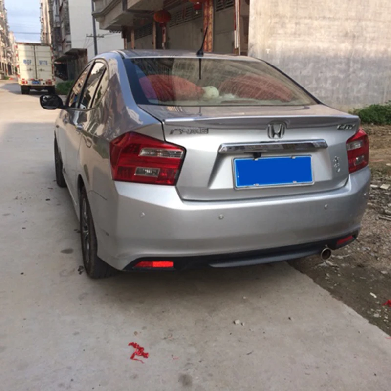 Спойлер для Honda City 2010 2011 2012 2013 2014 автомобильное украшение в виде хвостового крыла
