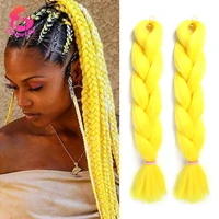 dream like pre stretched long braiding hair extensions synthetic crochet hair high tempreture fiber jumbo hair braids for women