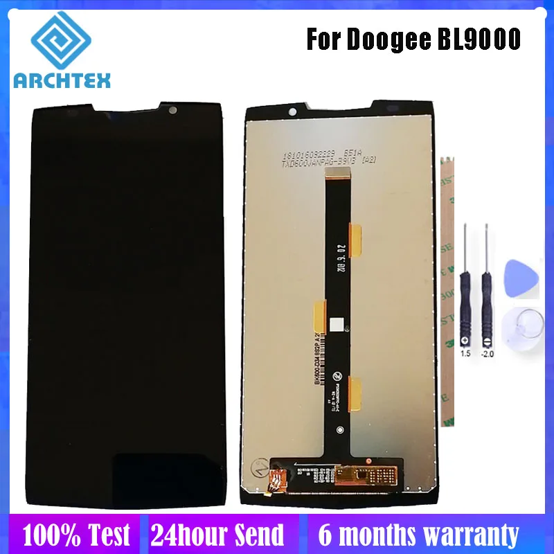 5 99 &quotдля 100% Оригинального Doogee BL9000 ЖК-дисплей + кодирующий преобразователь