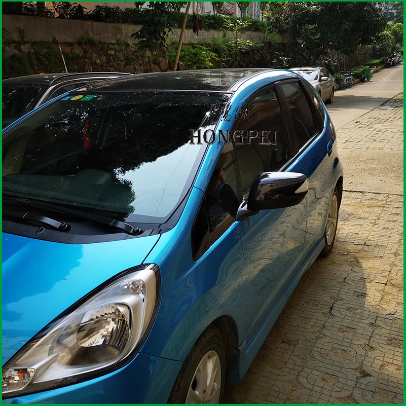Внешнее, заднего вида Зеркало чехол для HONDA FIT JAZZ 2009 2010 2011 2012 2013 GE6 GE8 Зеркало заднего вида в виде ракушки