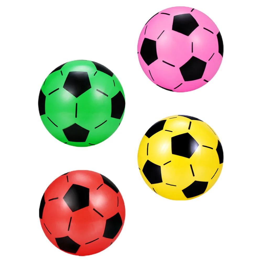 

4Pcs Colorful Kids Soccer Football Inflatable Soccer for Home