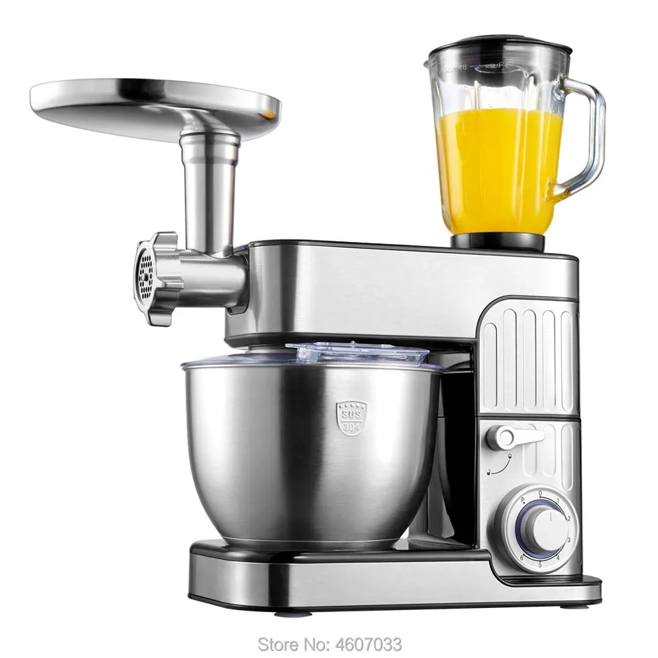7L большая чаша 6 ступенчатая бытовой Кухня шеф повар Электрический Еда миксер